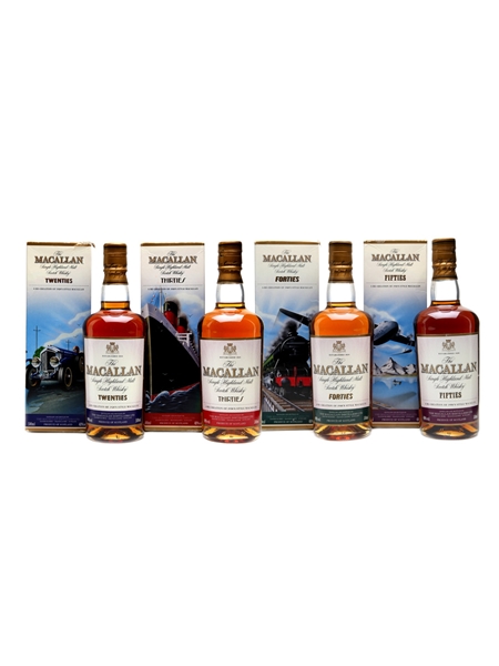 Macallan Decades Set 20s, 30s, 40s & 50s 4 x 50cl