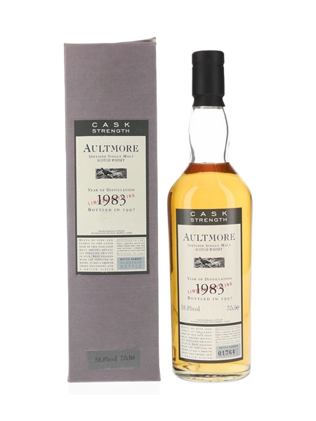 Aultmore 1983 Cask Strength Flora & Fauna Bottled 1997 70cl / 58.8%