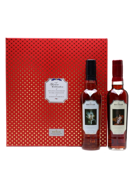 Macallan Coronation 60th Anniversary Of Queen Elizabeth II 2 x 35cl