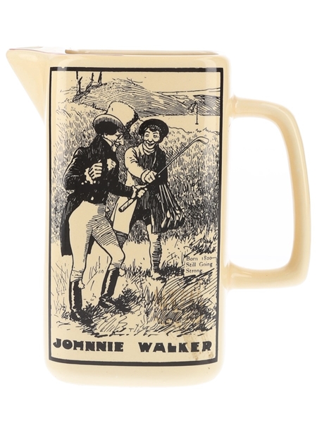 Johnnie Walker Water Jug  15cm x 10.5cm