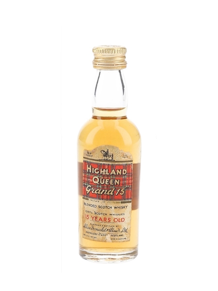 Highland Queen Grand 15 Bottled 1960s 4.7cl / 43.4%