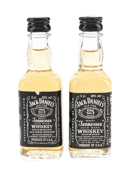 Jack Daniel's Old No.7 Bottled 1990s 2 x 5cl / 40%