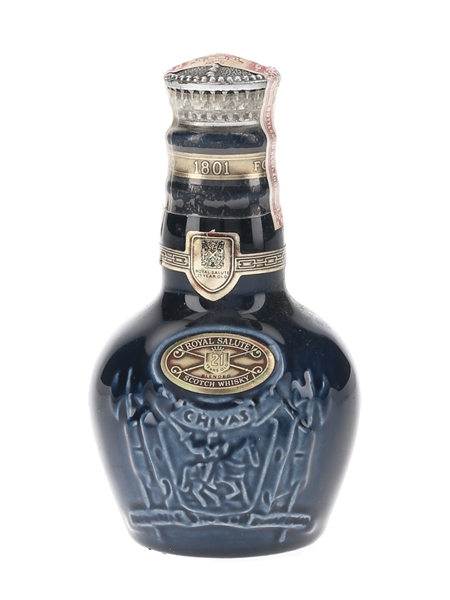 Royal Salute 21 Year Old Blue Wade Ceramic Decanter 5cl / 40%