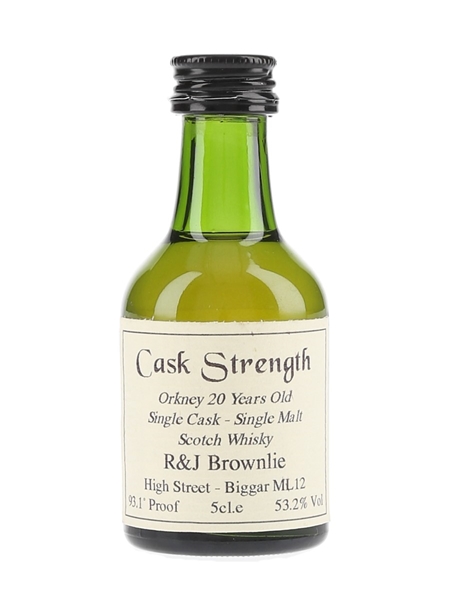 Orkney 20 Year Old Cask Strength R & J Brownlie 5cl / 53.2%
