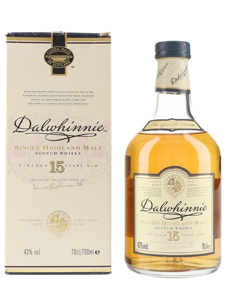 Dalwhinnie 15 Year Old  70cl / 43%