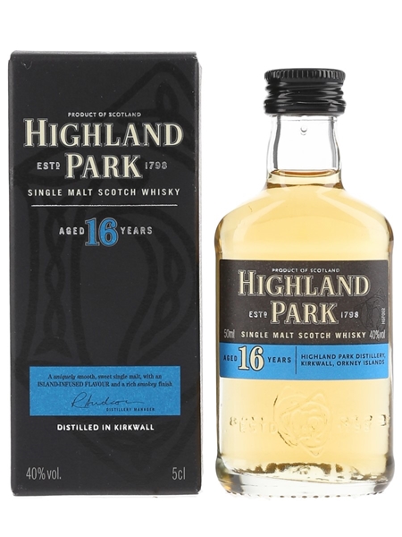 Highland Park 16 Year Old Bottled Pre 2012 - Travel Retail Exclusive 5cl / 40%