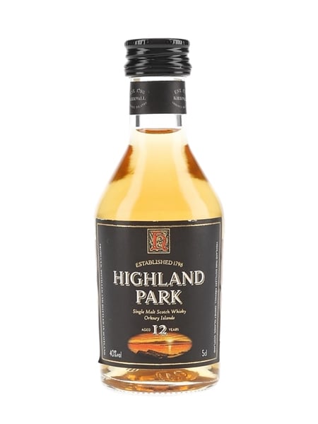 Highland Park 12 Year Old Bottled 1990s 5cl / 40%