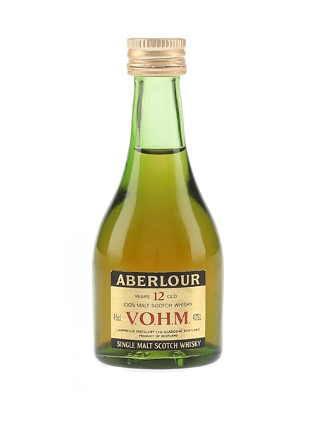 Aberlour 12 Year Old VOHM Bottled 1980s 4.5cl / 43%