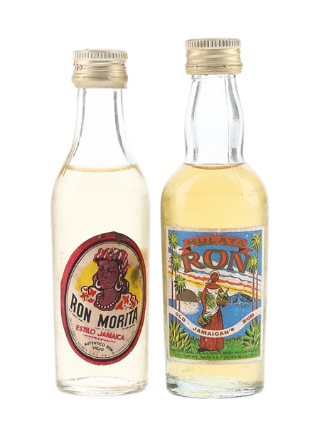 Ron Mulata & Ron Morita Botled 1960s 2 x 3cl