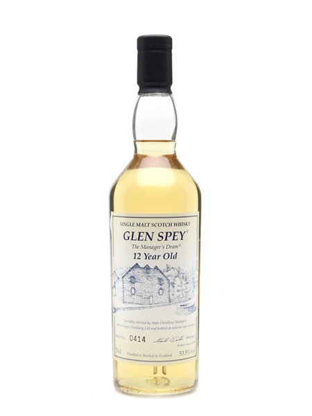 Glen Spey 12 Year Old Bottled 2008 - The Manager's Dram 70cl / 53.5%