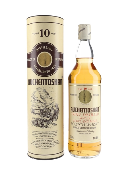 Auchentoshan 10 Year Old Bottled 1980s 75cl / 40%