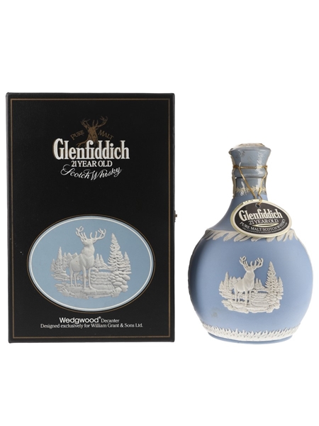 Glenfiddich 21 Year Old Wedgwood Decanter Bottled 1987 75cl / 43%