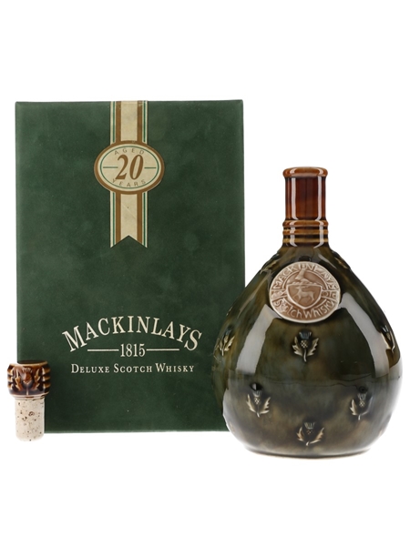 Mackinlay's Deluxe 20 Year Old Wade Ceramic Decanter 75cl / 43%