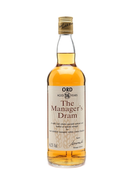 Ord 16 Year Old Bottled 1991 - The Manager's Dram 70cl / 66.2%