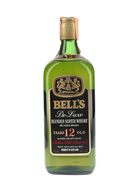 Bell's 12 Year Old De Luxe Bottled 1970s-1980s - Italbell 75cl / 40%