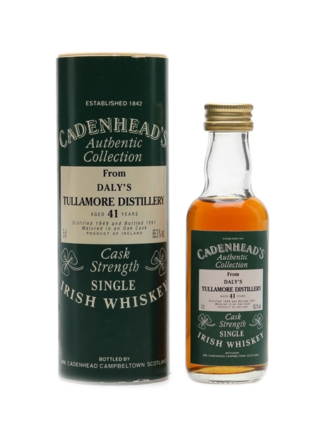 Tullamore 1949 41 Years Old Cadenhead's 5cl / 65.3%