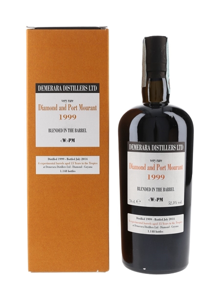 Diamond And Port Mourant 1999 15 Year Old Bottled 2014 - Velier 70cl / 52.3%