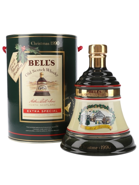 Bell's Christmas 1990 Ceramic Decanter The Art Of Distilling 75cl / 43%