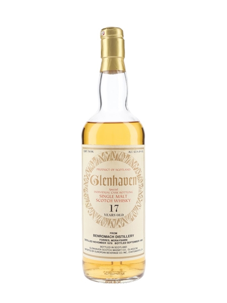 Benromach 1978 17 Year Old Bottled 1995 - Glenhaven 75cl / 62.3%