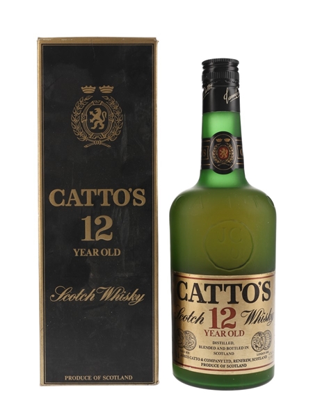 Catto's 12 Year Old Bottled 1970s-1980s 75cl / 40%