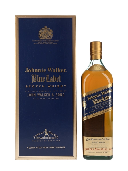 Johnnie Walker Blue Label Bottled 1990s 75cl / 43%