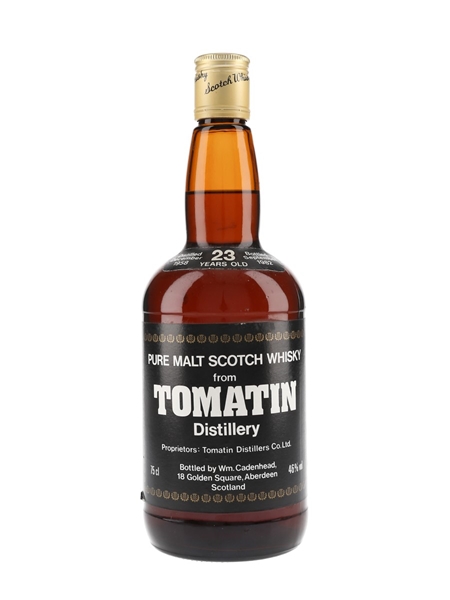 Tomatin 1958 23 Year Old Bottled 1982 - Cadenhead's 'Dumpy' 75cl / 46%