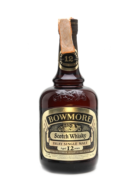 Bowmore 12 Years Old Bottled 1980s 75cl