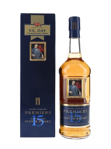 15 Years Old Premiers 15 Scotch Whisky⭐︎ Premiers 15 Year Old Winston Churchill - Lot 151072 - Buy