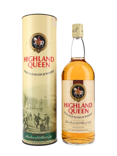 Highland Queen Fine Old Scotch Bottled 1980s - Duty Free 100cl / 43%