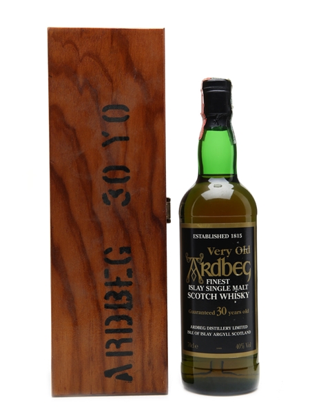 Ardbeg 30 Years Old Bottled 1990s 70cl / 40%