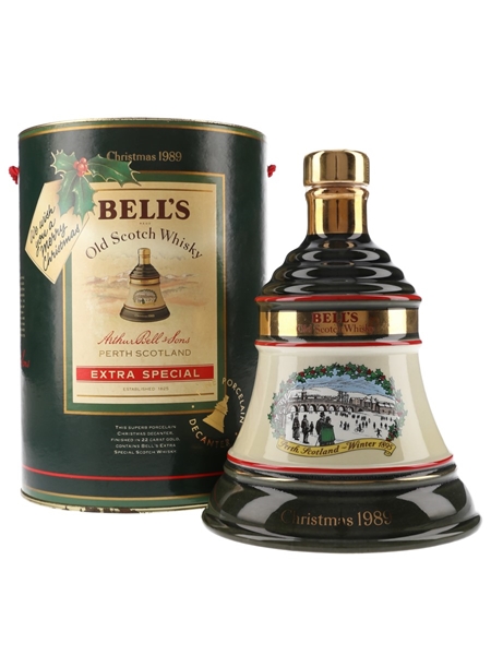 Bell's Christmas 1989 Ceramic Decanter Perth Winter 1895 75cl / 43%