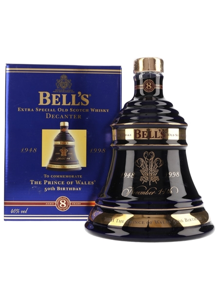 Bell's Ceramic Decanter The Prince Of Wales' 50th Birthday 70cl / 40%