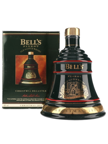 Bell's Christmas 1993 Ceramic Decanter The Art Of Distilling No.4 70cl / 40%