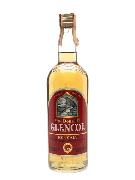 MacDonald's Glencoe 100 Proof 8 Years Old Bottled 1970s 75cl