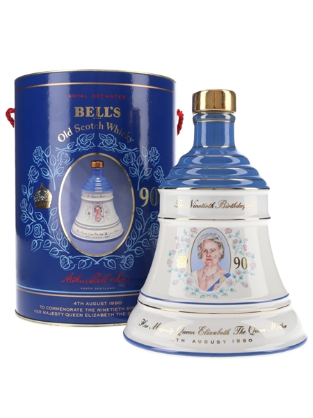 Bell's Ceramic Decanter The Queen Mother's 90th Birthday 75cl / 43%