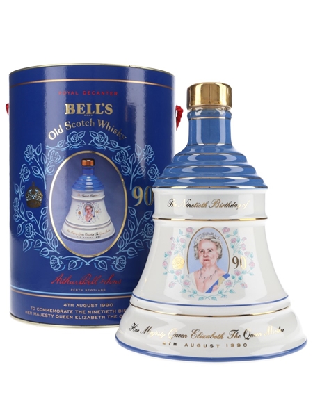 Bell's Ceramic Decanter The Queen Mother's 90th Birthday 75cl / 43%