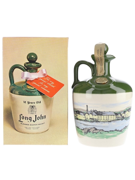 Long John 12 Year Old Bottled 1980s - Ceramic Jug 75cl / 43%