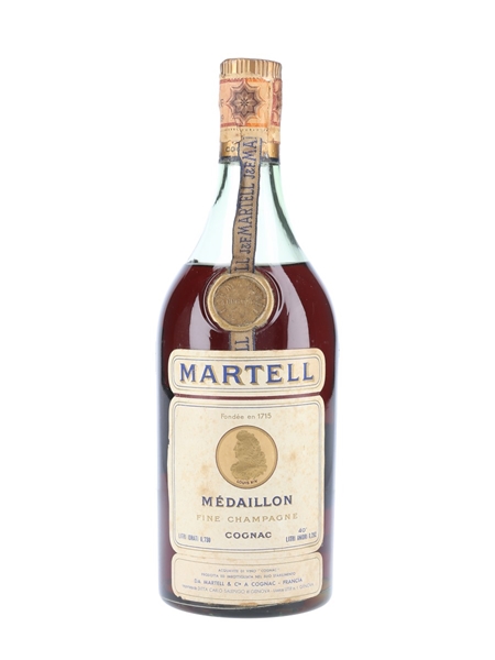 Martell Medaillon VSOP Bottled 1960s - Carlo Salengo 73cl / 40%