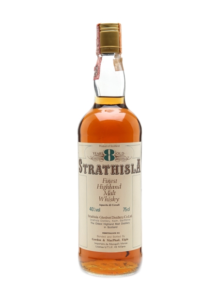 Strathisla 8 Year Old Gordon & MacPhail Bottled 1980s 75cl