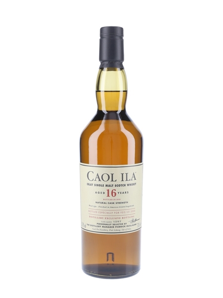 Caol Ila 16 Year Old Distillery Exclusive Feis Ile 2020 70cl / 53.9%