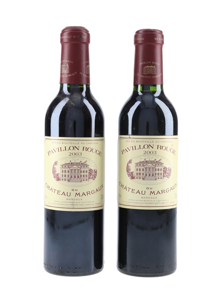 Pavillon Rouge 2003 Chateau Margaux 2 x 37.5cl / 13%