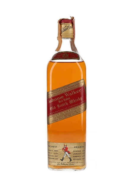 Johnnie Walker Red Label Bottled 1970s - Wax & Vitale 75cl / 40%