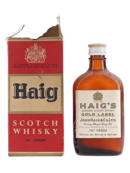 Haig's Gold Label Bottled 1960s 5cl / 40%