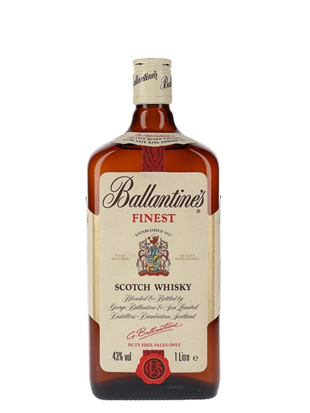 Ballantine's Finest Bottled 1980s - Duty Free 100cl / 43%