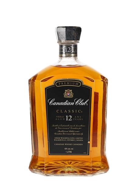 Canadian Club 12 Year Old Hiram Walker 100cl / 40%