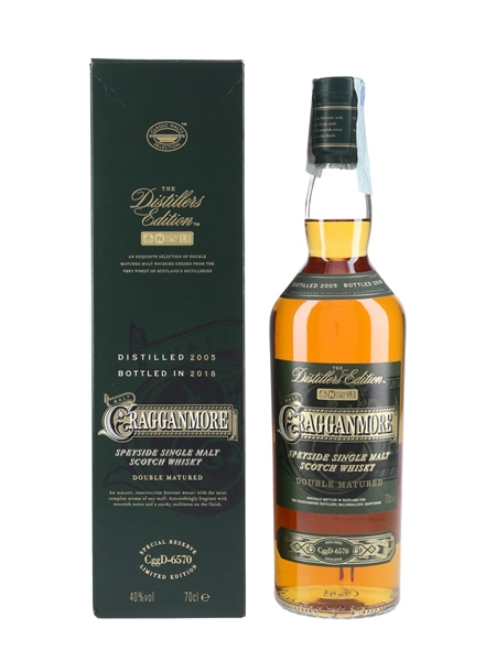 Cragganmore 2005 Distillers Edition Bottled 2018 70cl / 40%