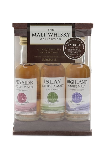 Malt Whisky Collection Sainsbury's 3 x 5cl / 40%