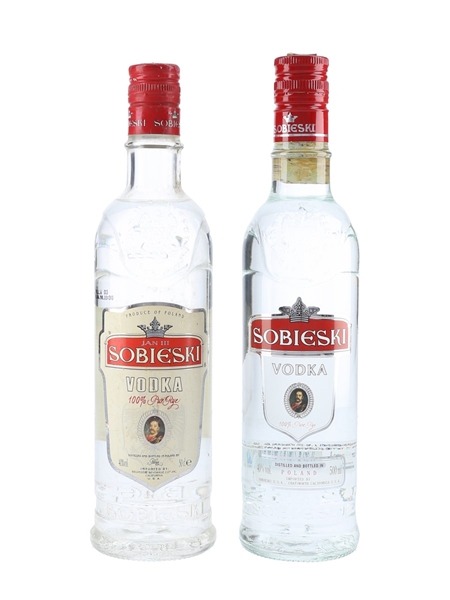 Polmos Sobieski Vodka  2 x 50cl / 40%