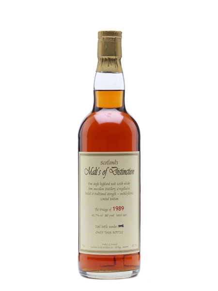 Macallan 1989 Malt's of Distinction Bottle Number ONE 70cl