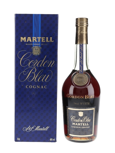 Martell Cordon Bleu Bottled 1980s-1990s - Personalised Bottle 70cl / 40%